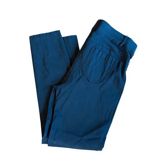 89th & Madison Black Women Trouser Pants Size 10 Skinny Ankle Rayon Stretchy - Picture 1 of 4